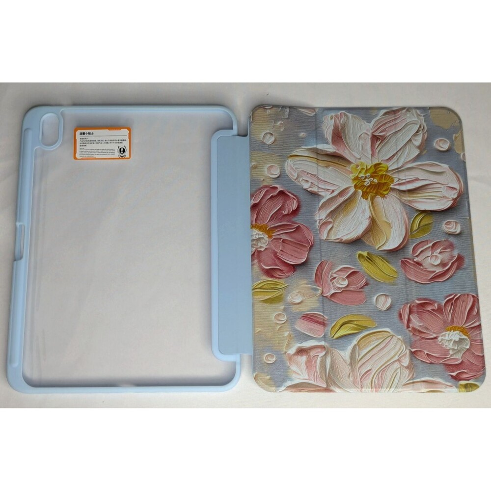 iPad 10th Gen Cover - Blue Floral NEW - Picture 4 of 4